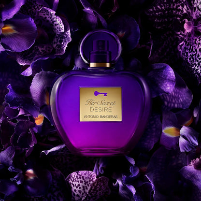Banderas - Her Secret Desire - Eau de Toilette Spray für Frauen, Blumig-Fruchtiger und Süßer Duft - 80 ml