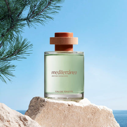 Banderas Parfums - Mediterráneo, Eau de Toilette Spray für Männer, Frisch, Energisch und Hell mit Grünen Zitrusfrüchten und Bergamotte - 200 ml