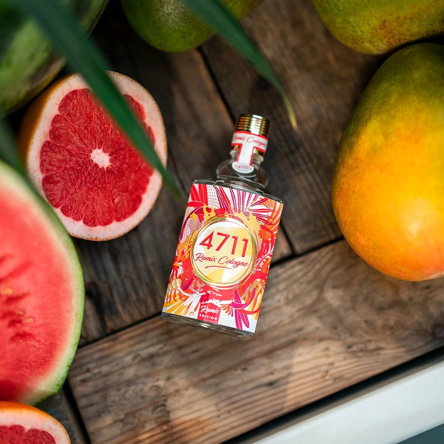 4711® Remix Cologne Grapefruit - Exotic Paradise | Eau de Cologne - zitrisch-fruchtiger Duft rund um die Grapefruit - spritzig frech ge-remixt! | 100ml Natural Spray Vaporisateur