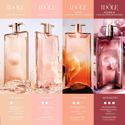 Lancôme Idôle Power Eau de Parfum, intensiver Damenduft mit fruchtiger Pomarose, Damaszener Rose und cremigem Sandelholz, Parfüm für starke Frauen