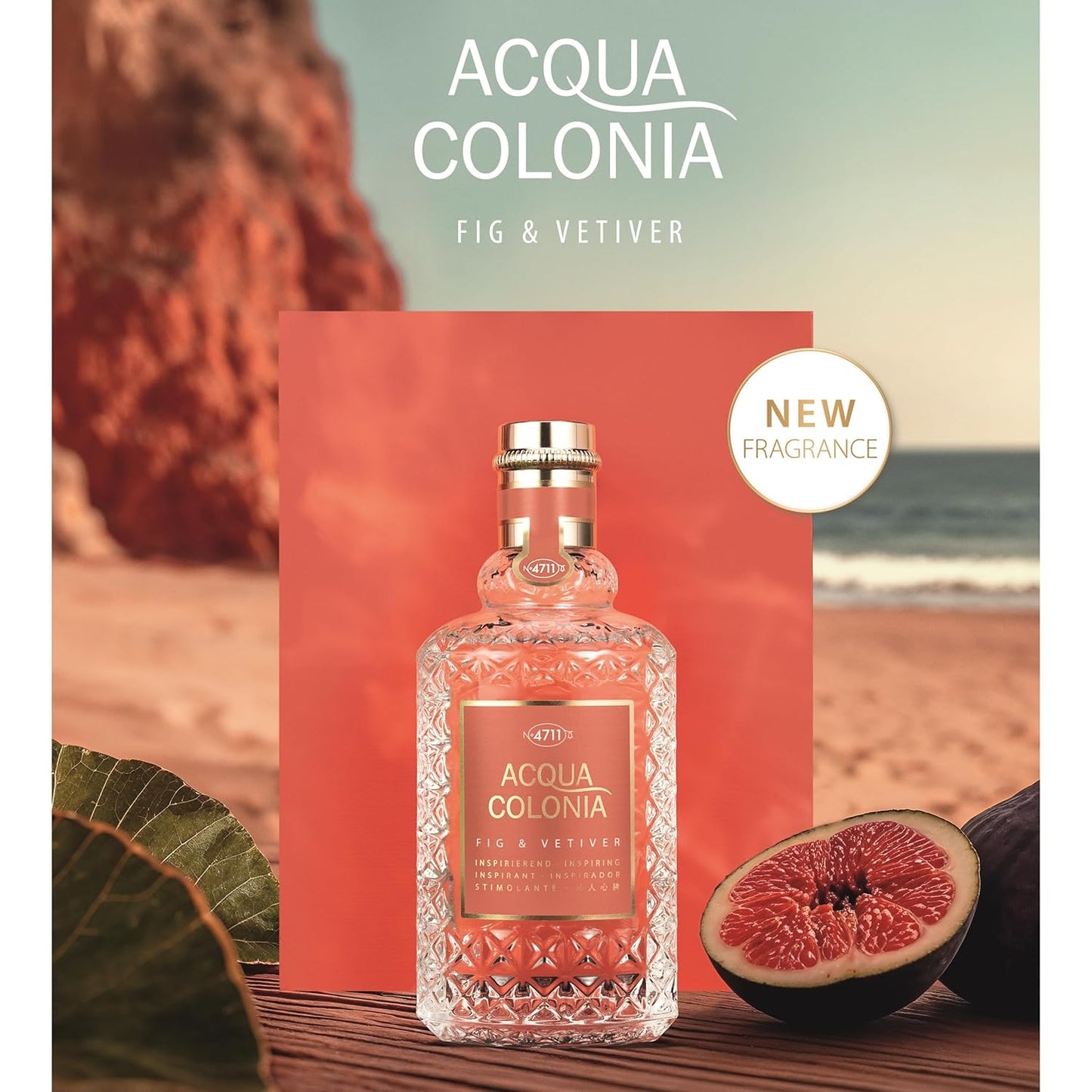 4711 Acqua Colonia® Fig & Vetiver | Eau de Cologne - inspirierend - Wellness für die Sinne | 50ml Natural Spray