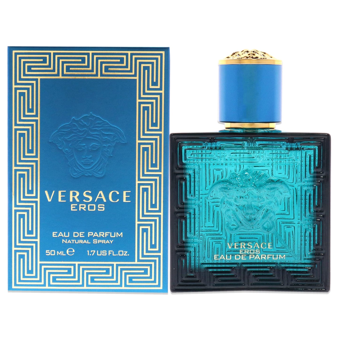 GIANNI VERSACE Versace Eros EDT Vapo 50 ml, 1er Pack (1 x 50 ml)