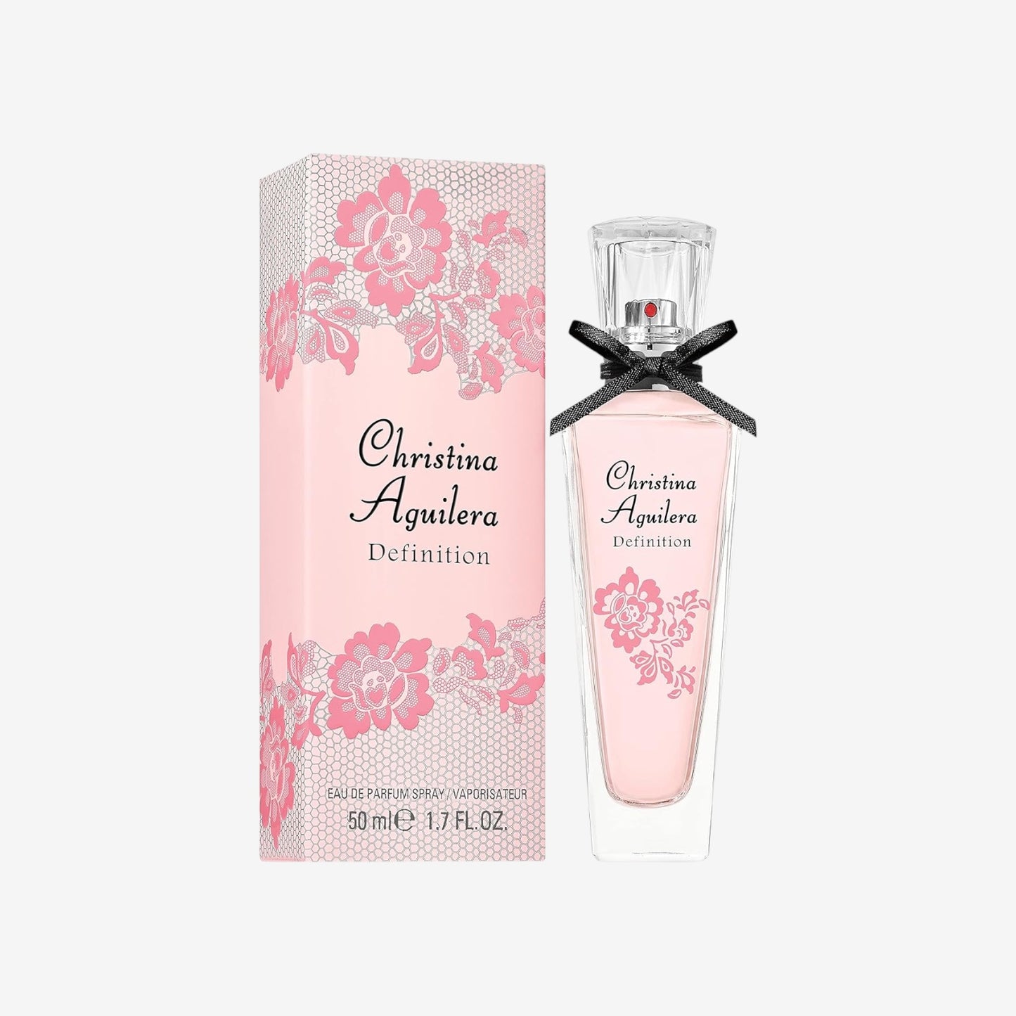 Christina Aguilera - Definition Eau de Parfum für Damen, Floraler Moschus-Duft, sizilianische Bergamotte, Vanilleorchidee & Moschus, kraftvolles, weibliches & lebhaftes Parfüm Spray für Damen, 50 ml