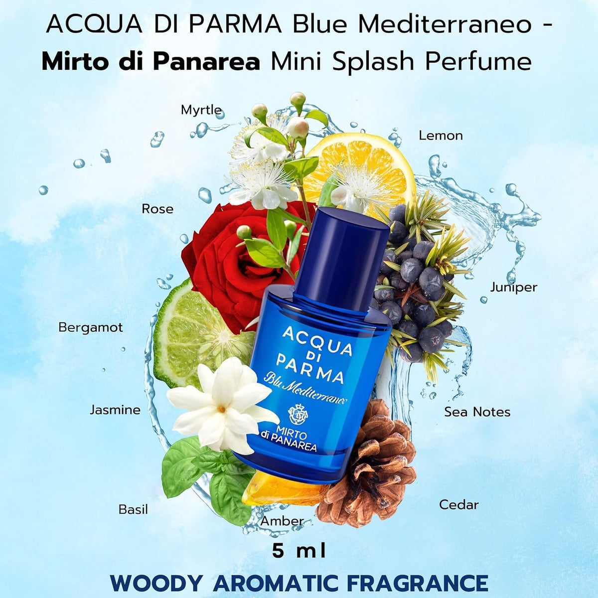 Acqua Di Parma Blu Mediterraneo eau de Toilette 5 x 5 ml