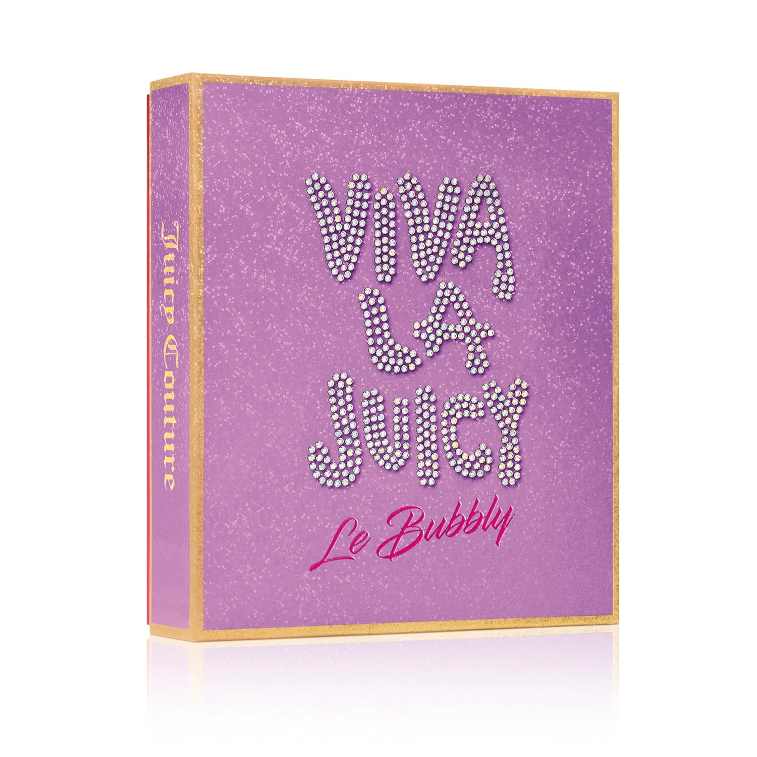 Juicy Couture Viva La Juicy Le Bubbly, Eau de Parfum für Damen, Zerstäuber, Taschenformat, Taschenzerstäuber, fruchtiger und leckerer Duft, rosa Beeren, Jasmin, Vanille, Damenduft-Set