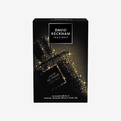 David Beckham Instinct Eau de Parfum- und Duschgel-Geschenkset für Männer, fesselnder Fougère-Zitrusduft, 50 ml + 150 ml