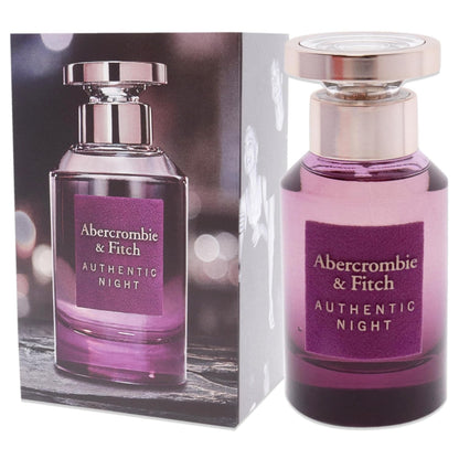 Abercrombie & Fitch Authentic Night For Women Eau De Parfum Spray 50ml