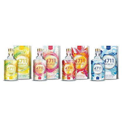 4711® Remix Cologne Limette - Sparkling Island I Eau de Cologne - fruchtig - spritzig - sommerlich - die fruchtig-frische Limitte neu im prickelnden Mix! I 100ml Natural Spray Vaporisateur