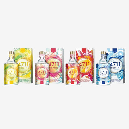 4711® Remix Cologne Limette - Sparkling Island I Eau de Cologne - fruchtig - spritzig - sommerlich - die fruchtig-frische Limitte neu im prickelnden Mix! I 100ml Natural Spray Vaporisateur