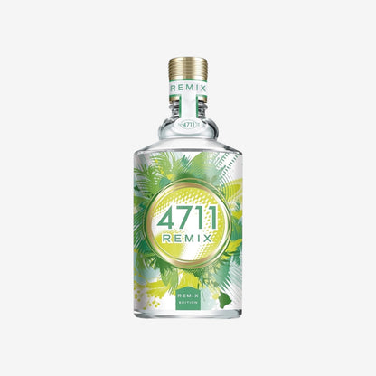 4711® Remix Cologne Green Oasis I Eau de Cologne - spritzig - frei - abenteuerlustig - für wahre Lebensfreude! I 100ml Natural Spray Vaporisateur