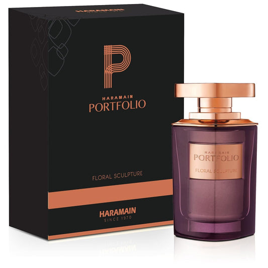 Al Haramain Portfolio Floral Sculpture 75 ml Damen Eau de Parfum | Oud Arabian Parfüm ist ein hochwertiger und angesehener Unisex-Duft.