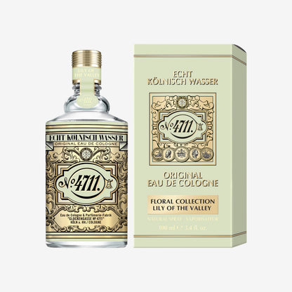 4711® Floral Collection Lily of the Valley | Eau de Cologne: Rein - lieblich - zart | 100ml Natural Spray