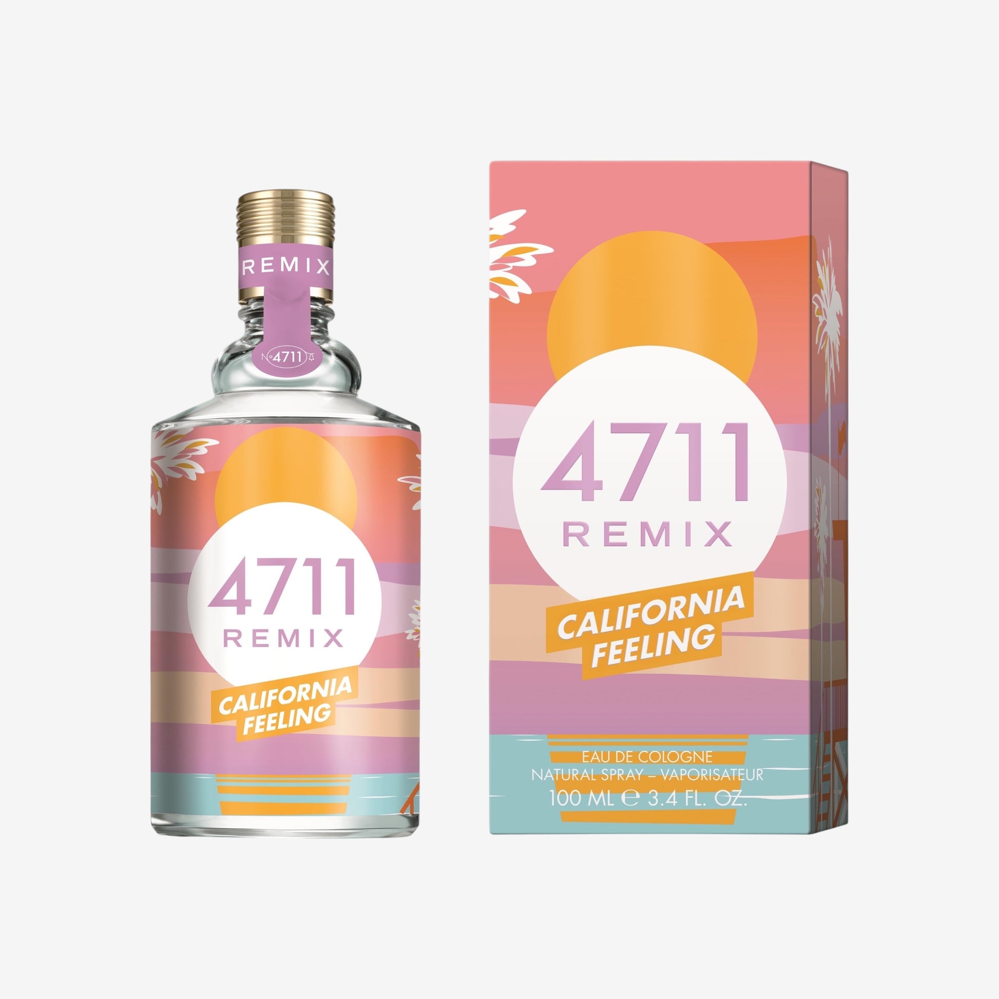 4711® Remix Cologne Limette - Sparkling Island I Eau de Cologne - fruchtig - spritzig - sommerlich - die fruchtig-frische Limitte neu im prickelnden Mix! I 100ml Natural Spray Vaporisateur