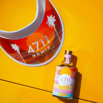 4711® Remix California Feeling I Geschenkset - zitrisch - fruchtig - floral - für einen Unvergesslichen Sommer I Eau de Cologne 100ml & Bodylotion 75ml