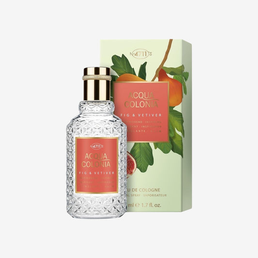 4711 Acqua Colonia® Fig & Vetiver | Eau de Cologne - inspirierend - Wellness für die Sinne | 50ml Natural Spray