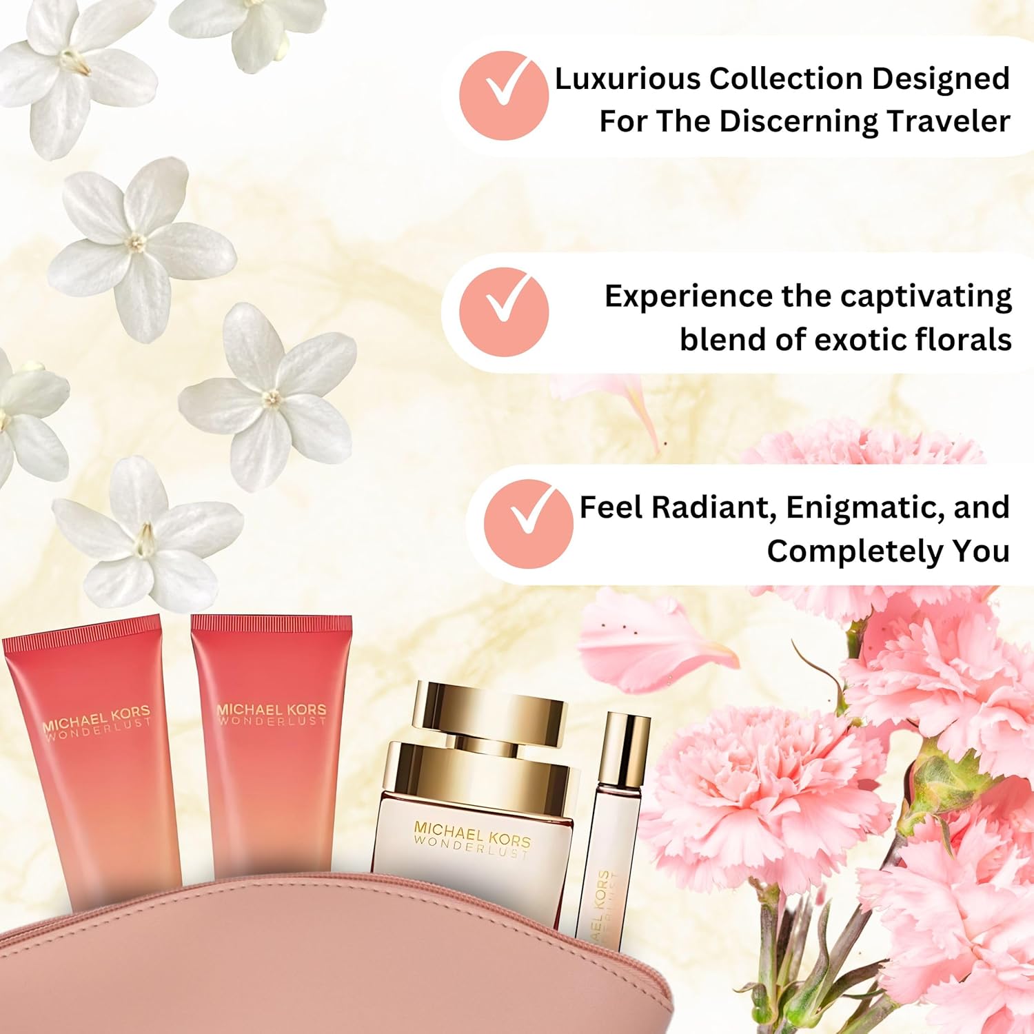 MICHAEL KORS Eau de Parfum 50ml & EDP 10ml + SG 100ml + BL 100ml