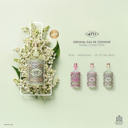 4711® Floral Collection Lily of the Valley | Eau de Cologne: Rein - lieblich - zart | 100ml Natural Spray