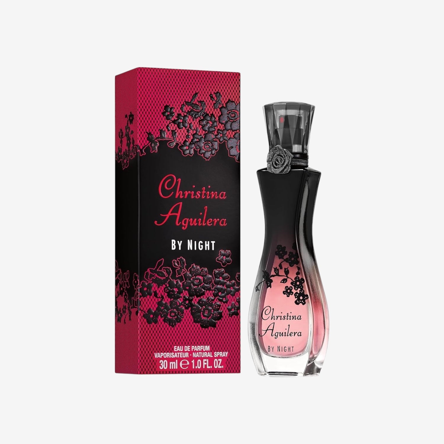 Christina Aguilera - By Night Parfüm, femininer, verführerischer und sinnlicher Duft, mit Pfirsichblüte, blumige, orientalische und fruchtige Noten, ideal für den Sommer, Parfüm für Damen, 30 ml
