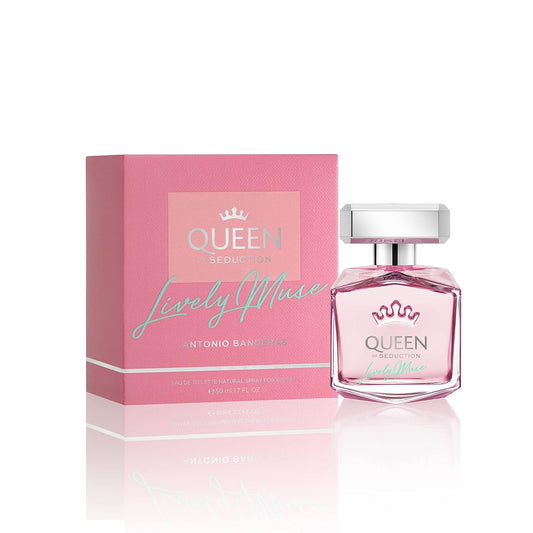 Banderas – Queen of Seduction, Lively Muse – Eau de Toilette Spray für Frauen, Blumig-Fruchtig Duft – 50 ml / 1,7 Fl Oz