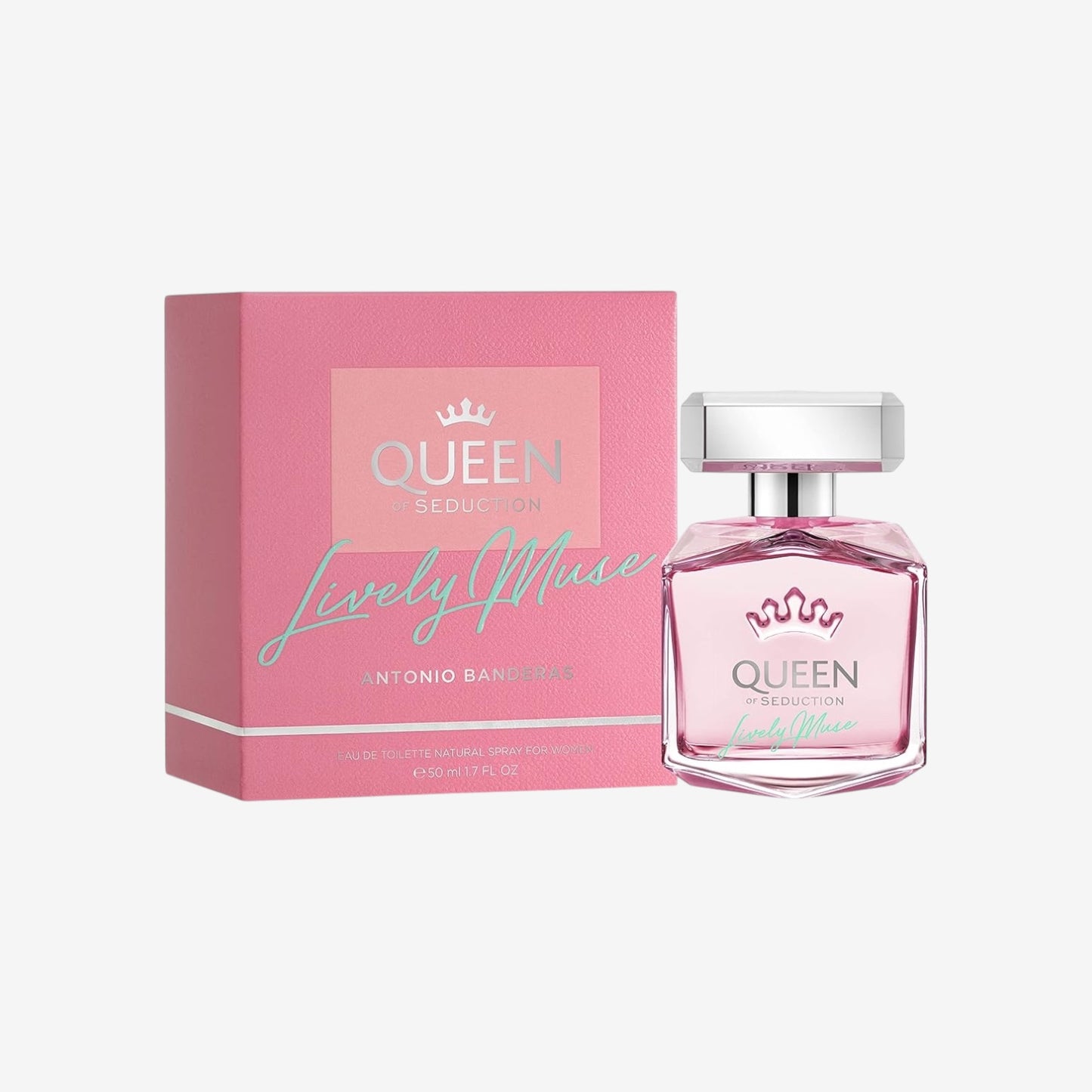Banderas – Queen of Seduction, Lively Muse – Eau de Toilette Spray für Frauen, Blumig-Fruchtig Duft – 50 ml / 1,7 Fl Oz