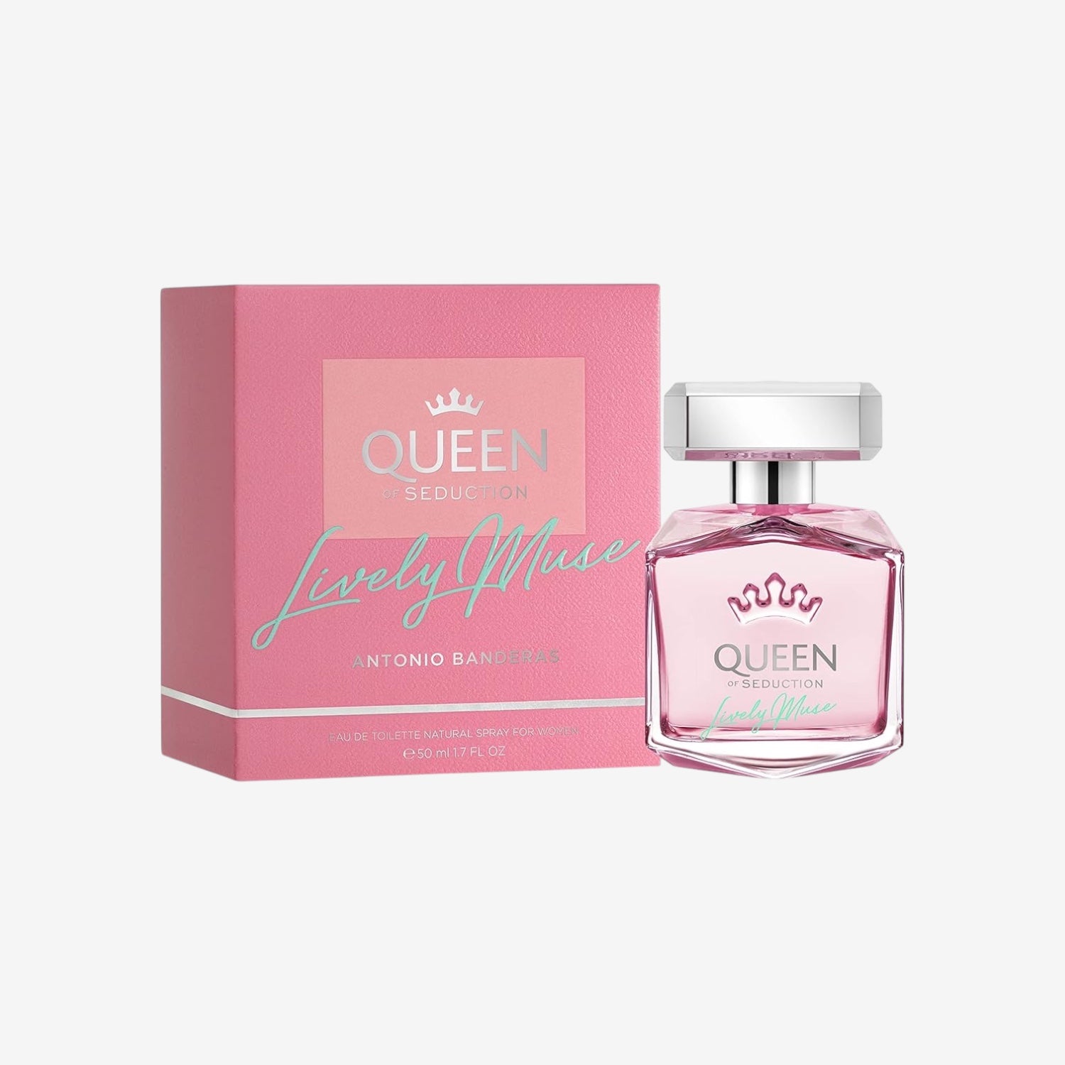 Banderas – Queen of Seduction, Lively Muse – Eau de Toilette Spray für Frauen, Blumig-Fruchtig Duft – 50 ml / 1,7 Fl Oz