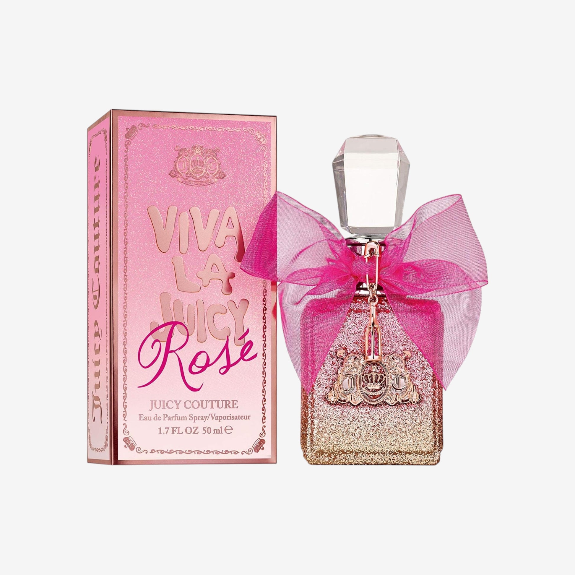 Juicy Couture - Viva La Juicy Rosé, Eau de Parfum Spray, mit Spritzigem Rosé und Schimmernden Zitrusblasen, Luxus Parfüm für Frauen