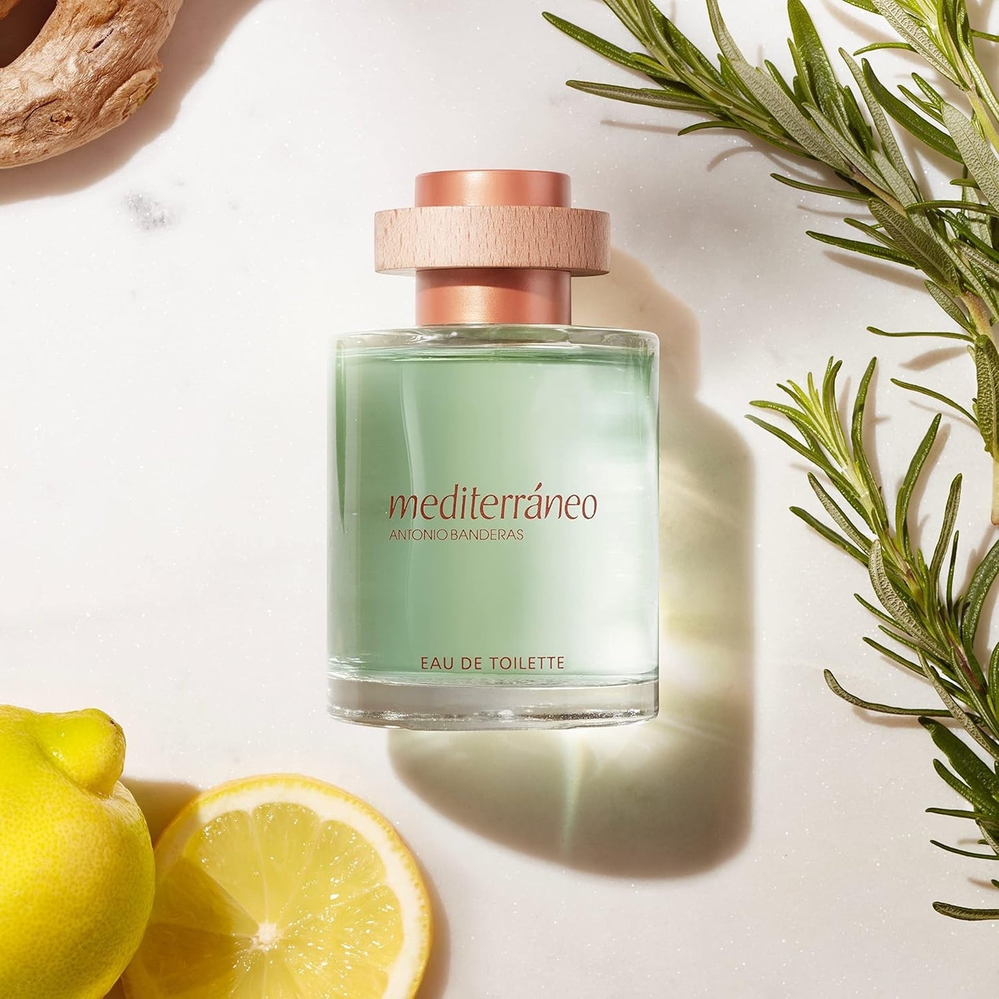 Banderas Parfums - Mediterráneo, Eau de Toilette Spray für Männer, Frisch, Energisch und Hell mit Grünen Zitrusfrüchten und Bergamotte - 200 ml