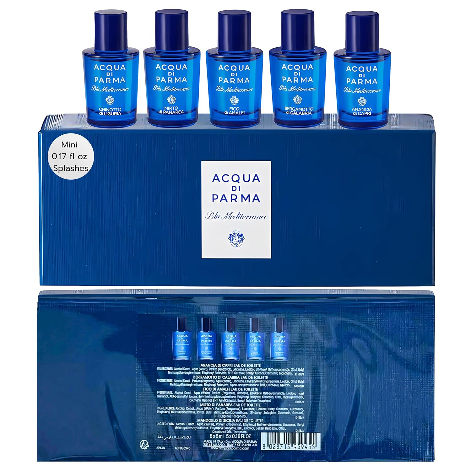 Acqua Di Parma Blu Mediterraneo eau de Toilette 5 x 5 ml