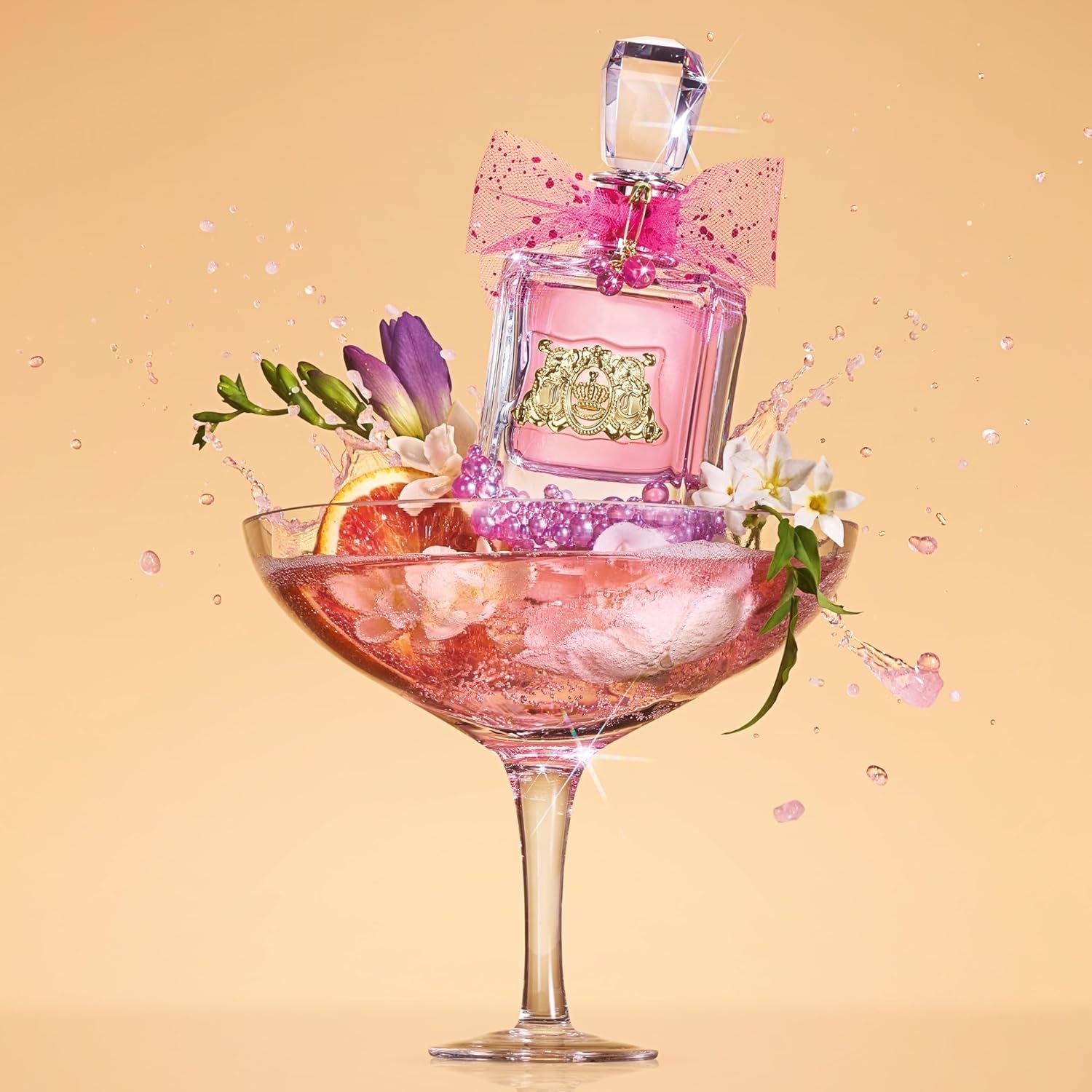 Juicy Couture - Viva La Juicy Le Bubbly Eau de Parfum für Damen, fruchtiger Gourmand-Amberduft, Champagner-inspirierter Beeren-Akkord, Gardenie & goldener Amber, prickelndes & delikates Eau de Parfum