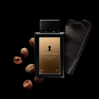 Banderas – The Golden Secret – Eau de Toilette Spray für Herren, Täglicher und Männlicher Duft mit Minze und Apfellikör – 100 ml