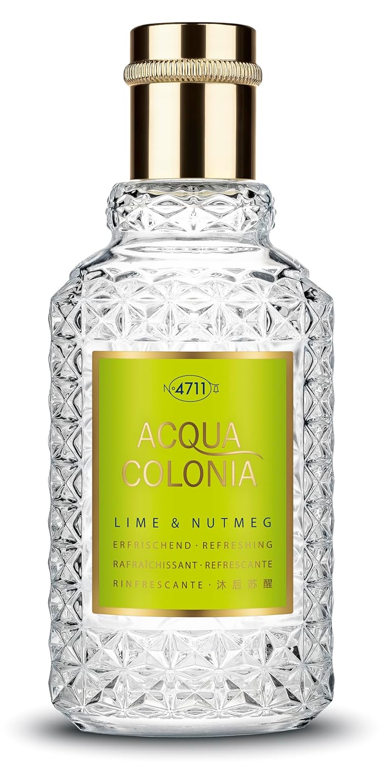 4711 Acqua Colonia® Lime & Nutmeg | Eau de Cologne - erfrischend - Wellness für die Sinne | 50ml Natural Spray
