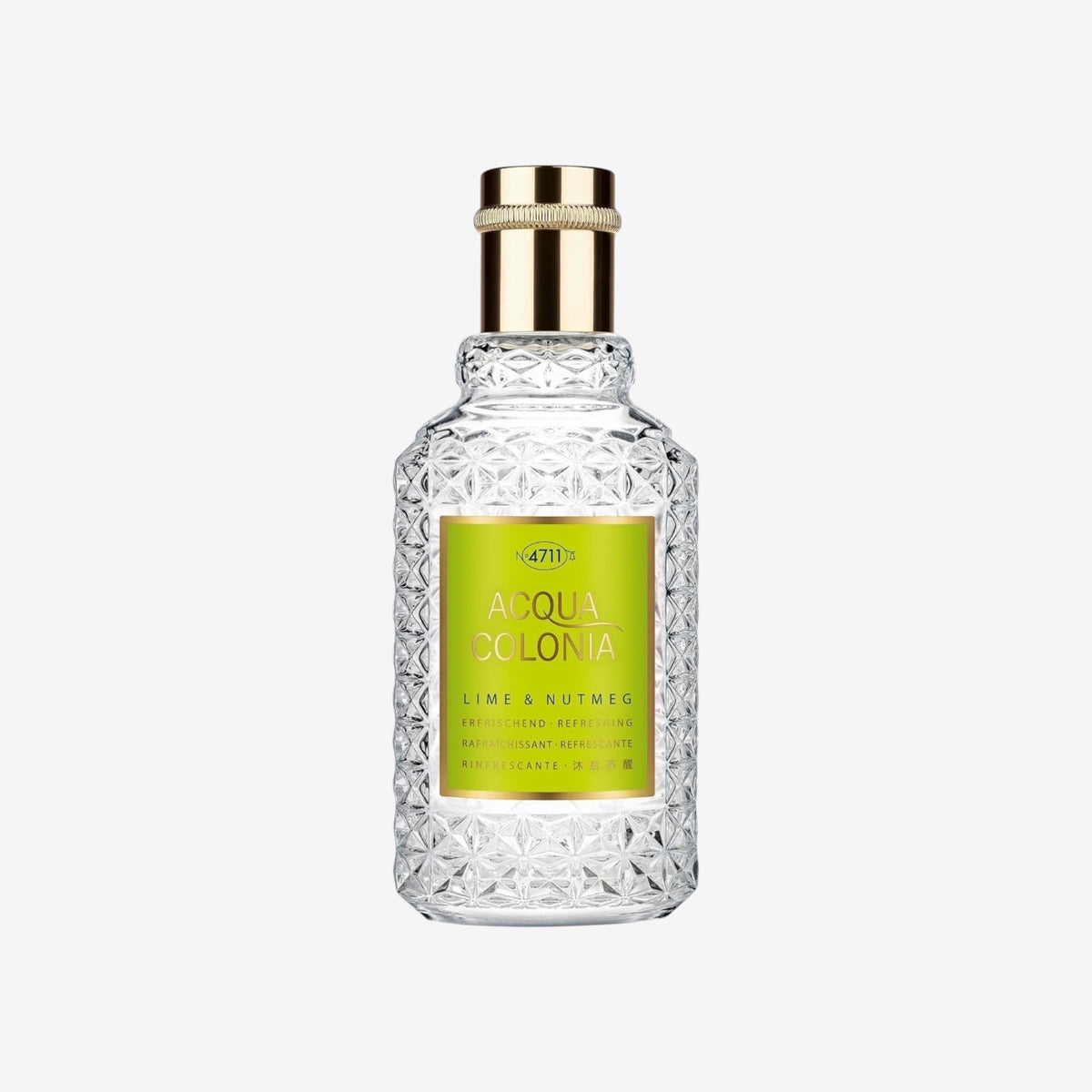 4711 Acqua Colonia® Lime & Nutmeg | Eau de Cologne - erfrischend - Wellness für die Sinne | 50ml Natural Spray