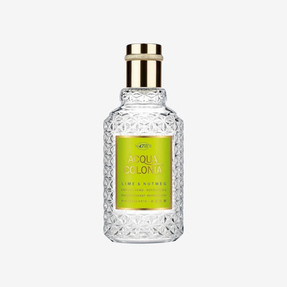 4711 Acqua Colonia® Lime & Nutmeg | Eau de Cologne - erfrischend - Wellness für die Sinne | 50ml Natural Spray