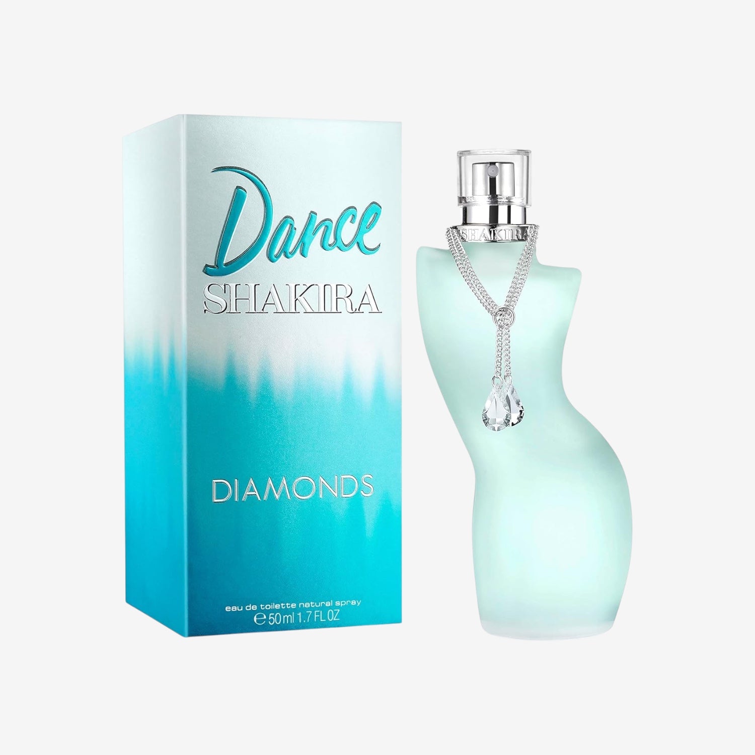 Shakira Perfumes – Dance Diamonds von Shakira, Eau de Toilette für Damen – Langanhaltend – Charmanter, frischer und femininer Duft – Blumige, fruchtige und Amber-Noten – Ideal für tagsüber – 50 ml