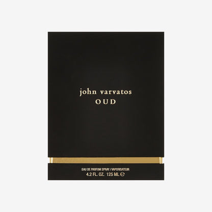 John Varvatos OUD – Eau de Toilette homme/men, 125 ml, würzig-orientalischer Duft für Herren, luxuriöse Mischung aus aufregenden Gewürzen & Oud Öl, Herrenduft im edlen Design Flakon