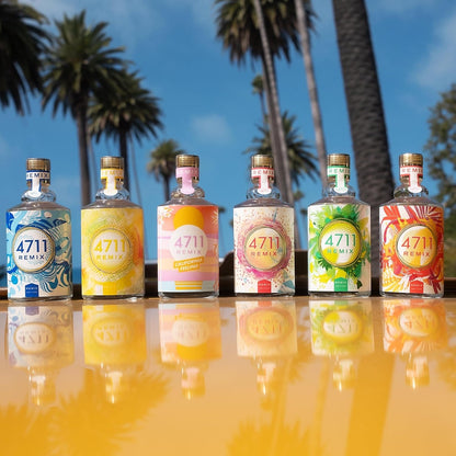 4711® Remix California Feeling I Geschenkset - zitrisch - fruchtig - floral - für einen Unvergesslichen Sommer I Eau de Cologne 100ml & Bodylotion 75ml