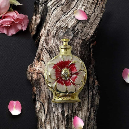 Swiss Arabian Layali Rouge Konzentriertes Parfümöil Unisex 15 ML – Ein Fruchtiger, Blumiger und Tropischer Cocktail aus Mango, Rose und Kokosnuss – Unwiderstehlicher Nachtduft