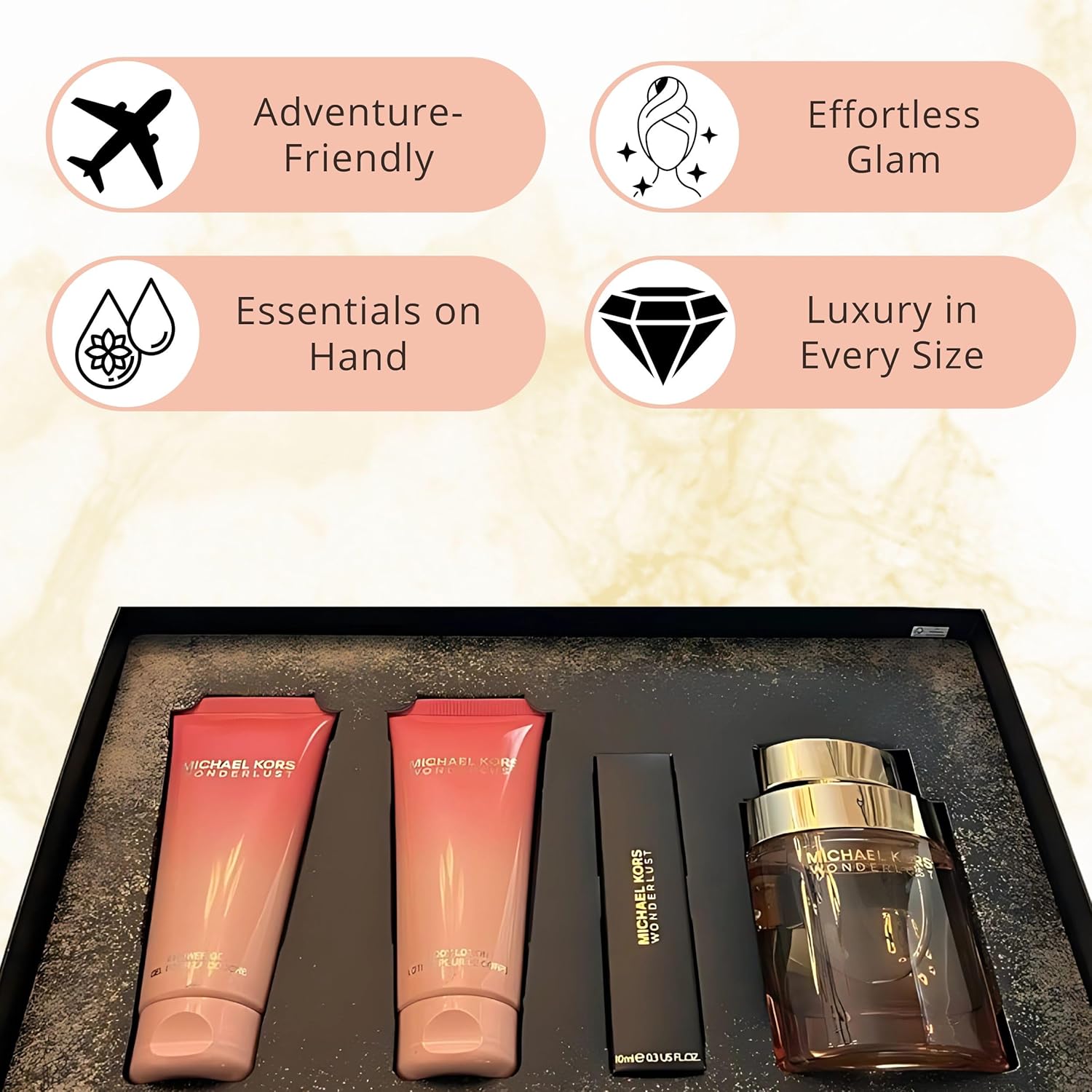 MICHAEL KORS Eau de Parfum 50ml & EDP 10ml + SG 100ml + BL 100ml