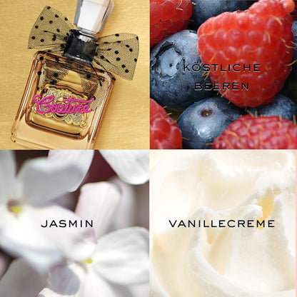 Juicy Couture - Viva La Juicy Gold Couture 3-teiliges Set, floraler Gourmand Amberduft, wilde Beeren, Jasmin Sambac & Vanillecreme, dekadentes, genussvolles & verführerisches Eau de Parfum für Damen