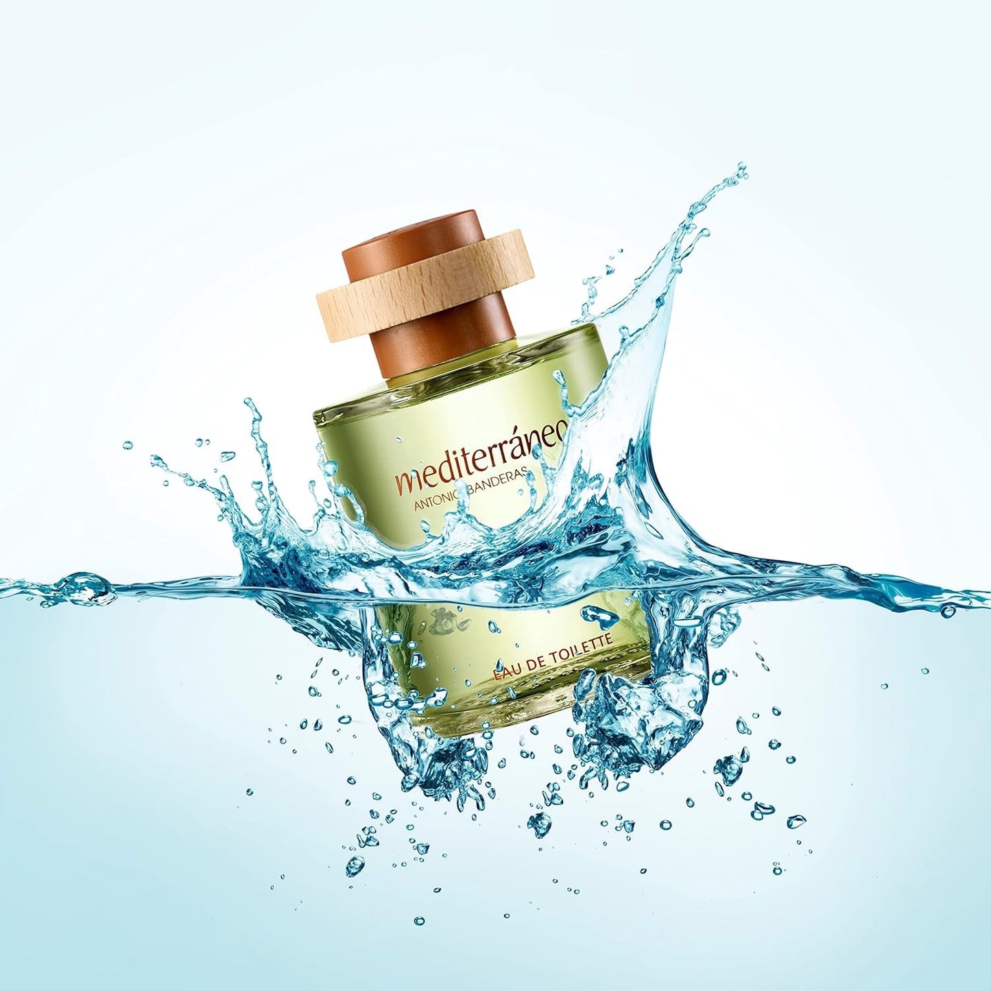 Banderas Parfums - Mediterráneo, Eau de Toilette Spray für Männer, Frisch, Energisch und Hell mit Grünen Zitrusfrüchten und Bergamotte - 200 ml