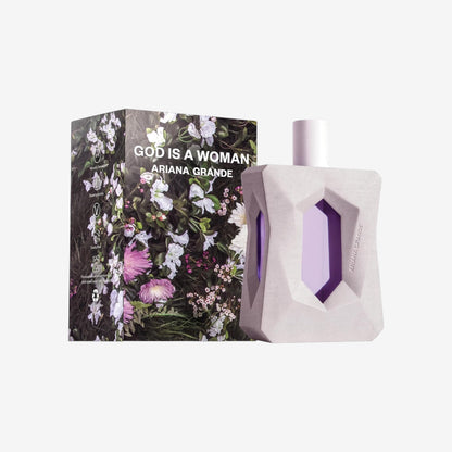 Ariana Grande God is a Woman Eau de Parfum, fruchtiger Moschusduft, Noten von Orris, Birne, Vanille, Zedernholz, Damenparfüm