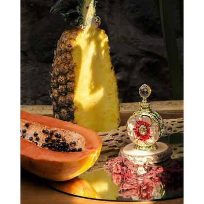 Swiss Arabian Layali Rouge Konzentriertes Parfümöil Unisex 15 ML – Ein Fruchtiger, Blumiger und Tropischer Cocktail aus Mango, Rose und Kokosnuss – Unwiderstehlicher Nachtduft