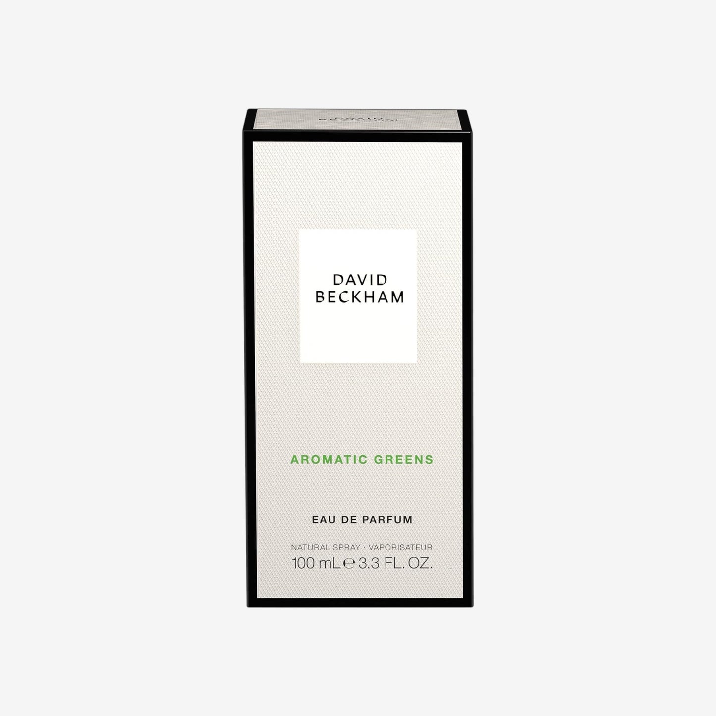 David Beckham Aromatic Greens, Eau de Parfum for him, holzig-grüner Herrenduft, Glasflakon, 100 ml