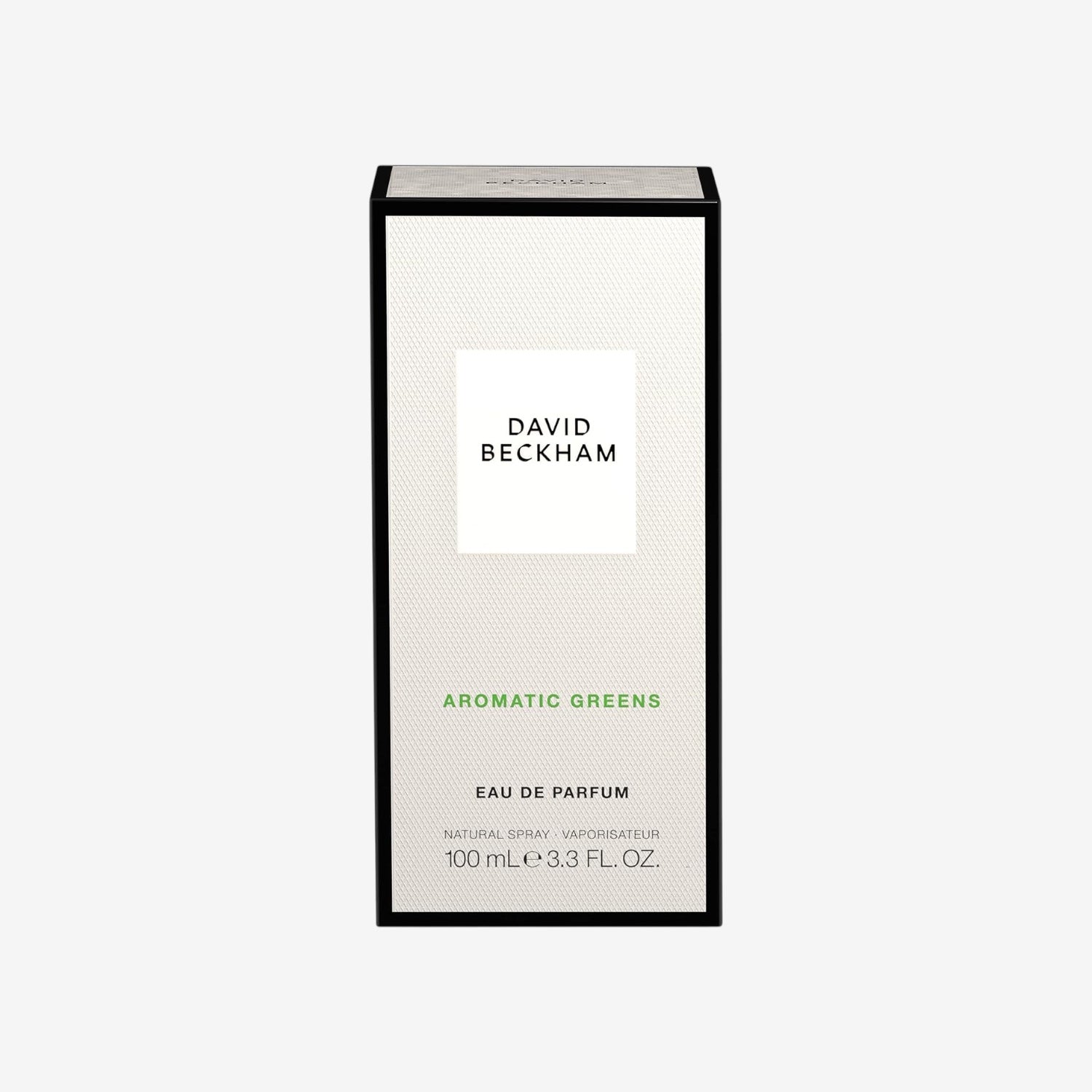 David Beckham Aromatic Greens, Eau de Parfum for him, holzig-grüner Herrenduft, Glasflakon, 100 ml