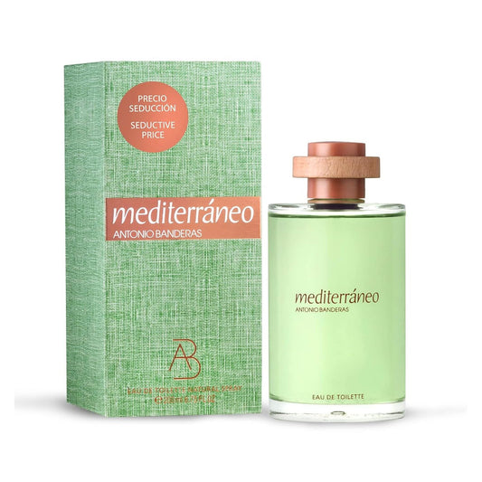 Banderas Parfums - Mediterráneo, Eau de Toilette Spray für Männer, Frisch, Energisch und Hell mit Grünen Zitrusfrüchten und Bergamotte - 200 ml