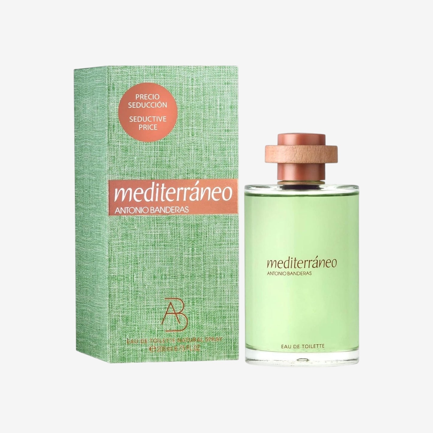 Banderas Parfums - Mediterráneo, Eau de Toilette Spray für Männer, Frisch, Energisch und Hell mit Grünen Zitrusfrüchten und Bergamotte - 200 ml