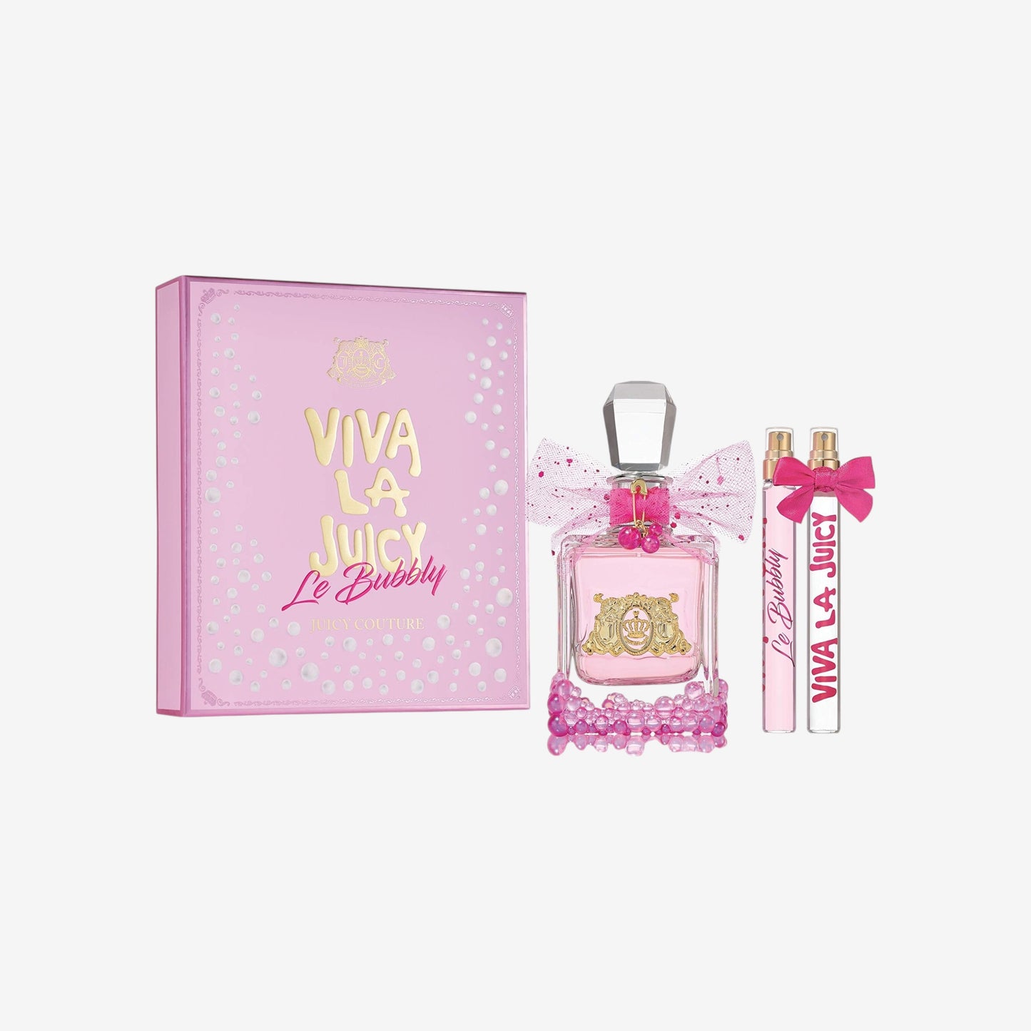 Juicy Couture - Viva La Juicy Le Bubbly Eau de Parfum für Damen, fruchtiger Gourmand-Amberduft, Champagner-inspirierter Beeren-Akkord, Gardenie & goldener Amber, prickelndes & delikates Eau de Parfum