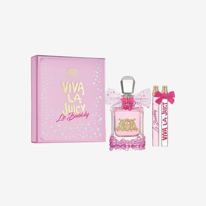 Juicy Couture - Viva La Juicy Le Bubbly Eau de Parfum für Damen, fruchtiger Gourmand-Amberduft, Champagner-inspirierter Beeren-Akkord, Gardenie & goldener Amber, prickelndes & delikates Eau de Parfum