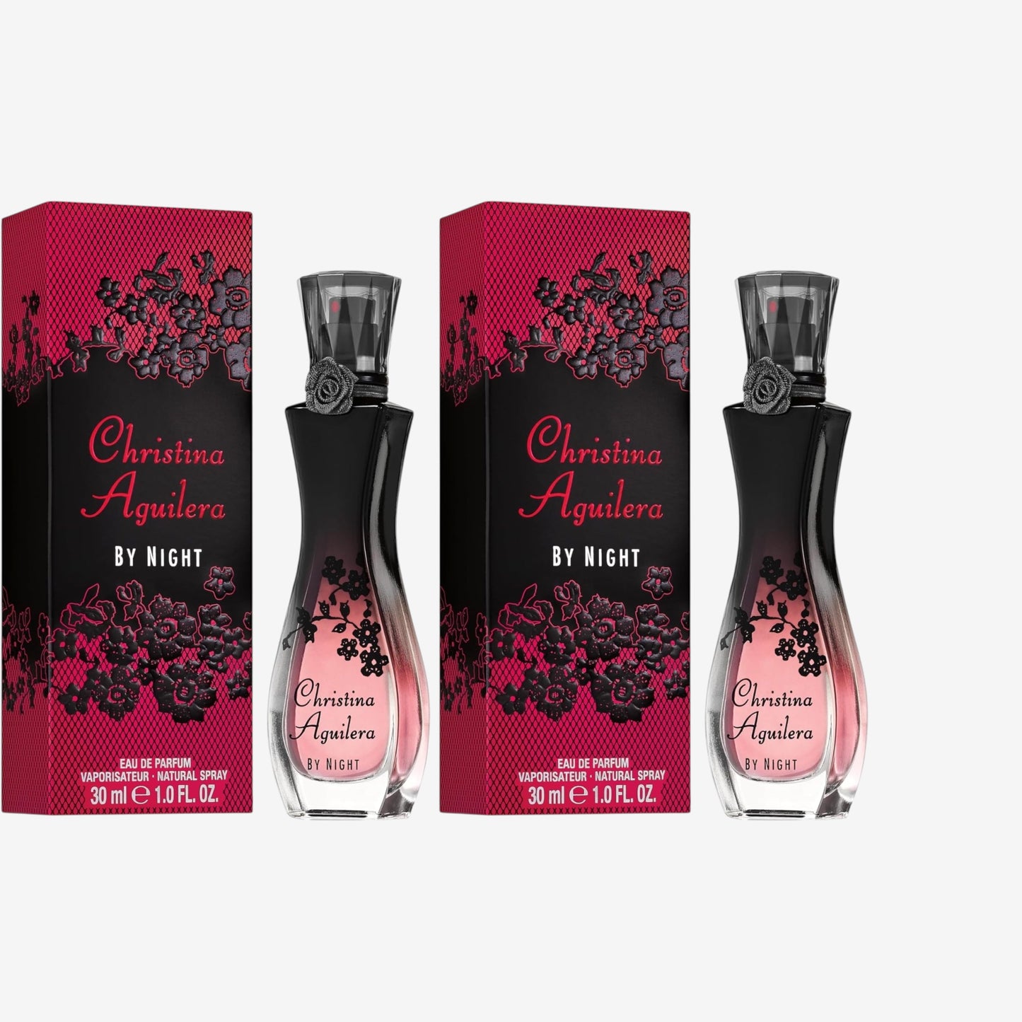 Christina Aguilera - By Night Parfüm, femininer, verführerischer und sinnlicher Duft, mit Pfirsichblüte, blumige, orientalische und fruchtige Noten, ideal für den Sommer, Parfüm für Damen, 30 ml