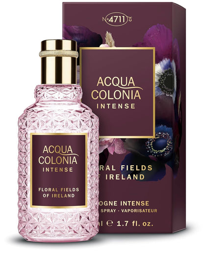 4711 Acqua Colonia® Intense Floral Fields of Ireland | Eau de Cologne - feminin-romantisch - Wellness für die Sinne | 50ml Natural Spray